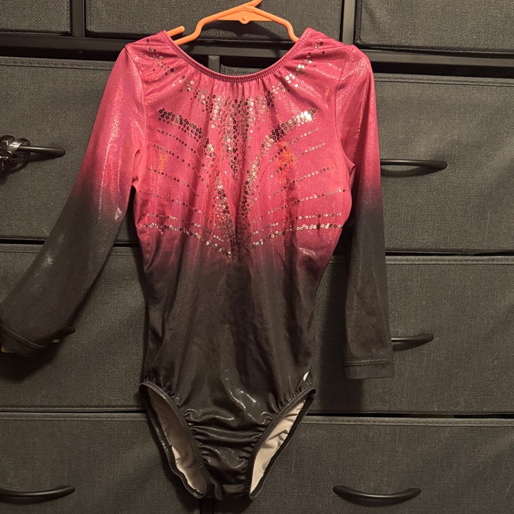 GK Pink and Black Sparkle Kids Bodysuit